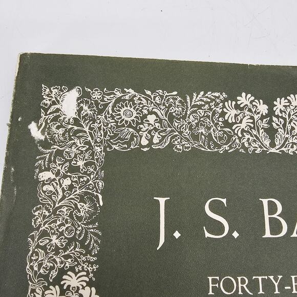 RARE J.S. BACH FORTY-EIGHT PRELUDES & FUGUES PIANO SHEET MUSIC BOOK 1 TOVEY - Picture 3 of 10